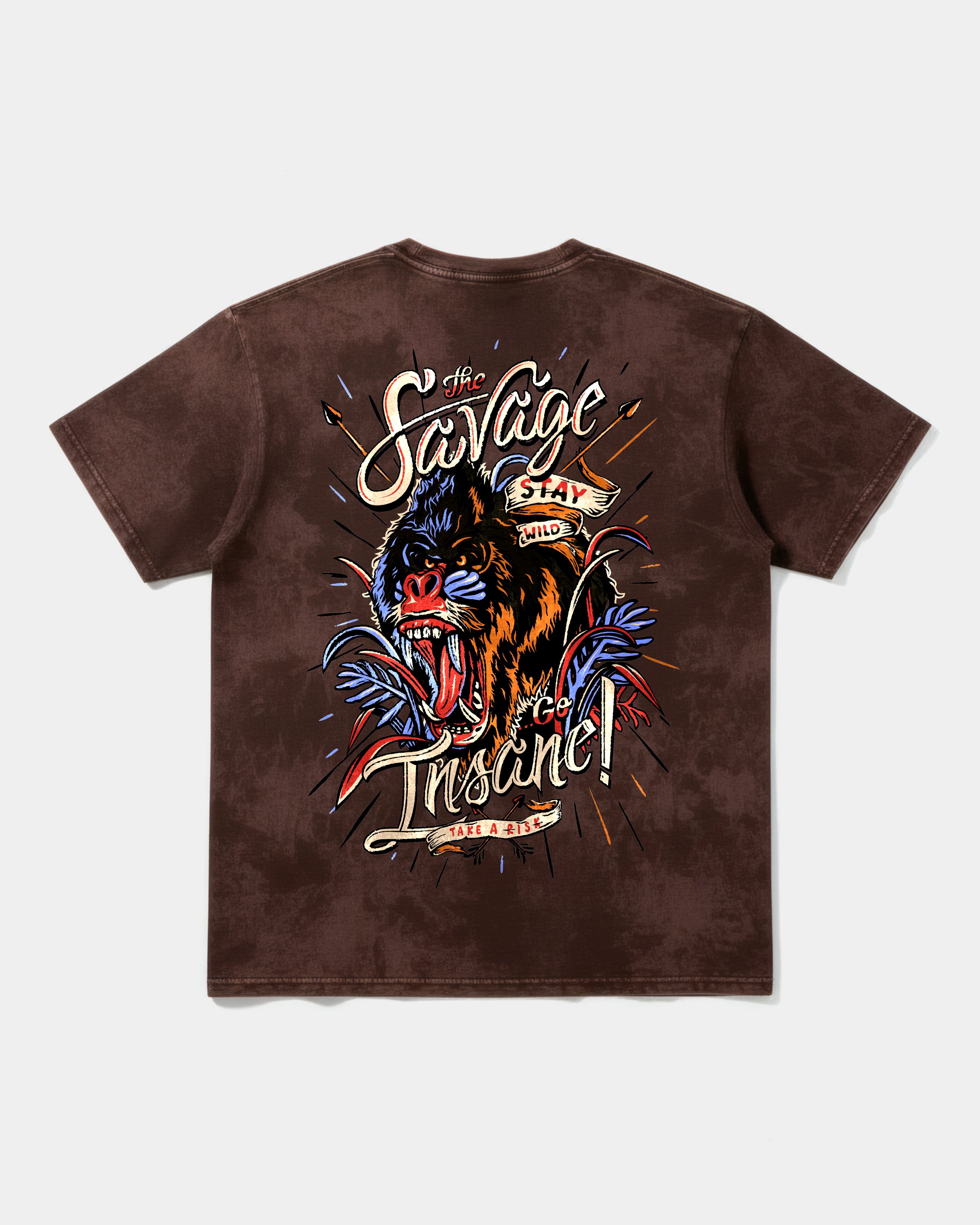 Camiseta The Savage Big Back Oversize Acid