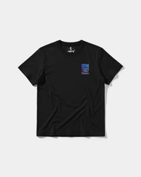 Camiseta Escapando Pocket Front Regular Basic Negro