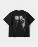 Camiseta Woman Gun Big Back Oversize Basic Negro