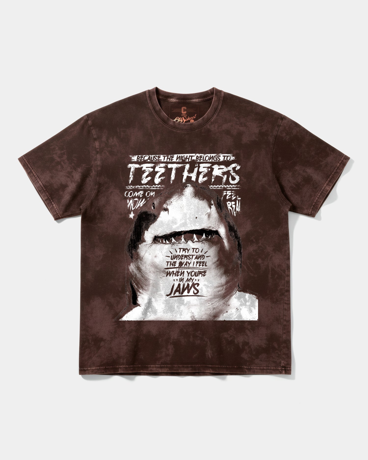 Camiseta Teethers Big Front Oversize Acid Marron