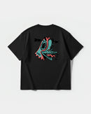 Camiseta Crazy Paloma Big Back Oversize Basic Negro