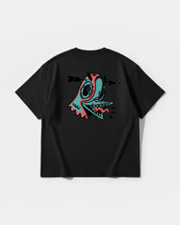 Camiseta Crazy Paloma Big Back Oversize Basic Negro