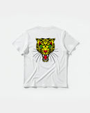 Camiseta Leopard Big Back Regular Basic Blanco