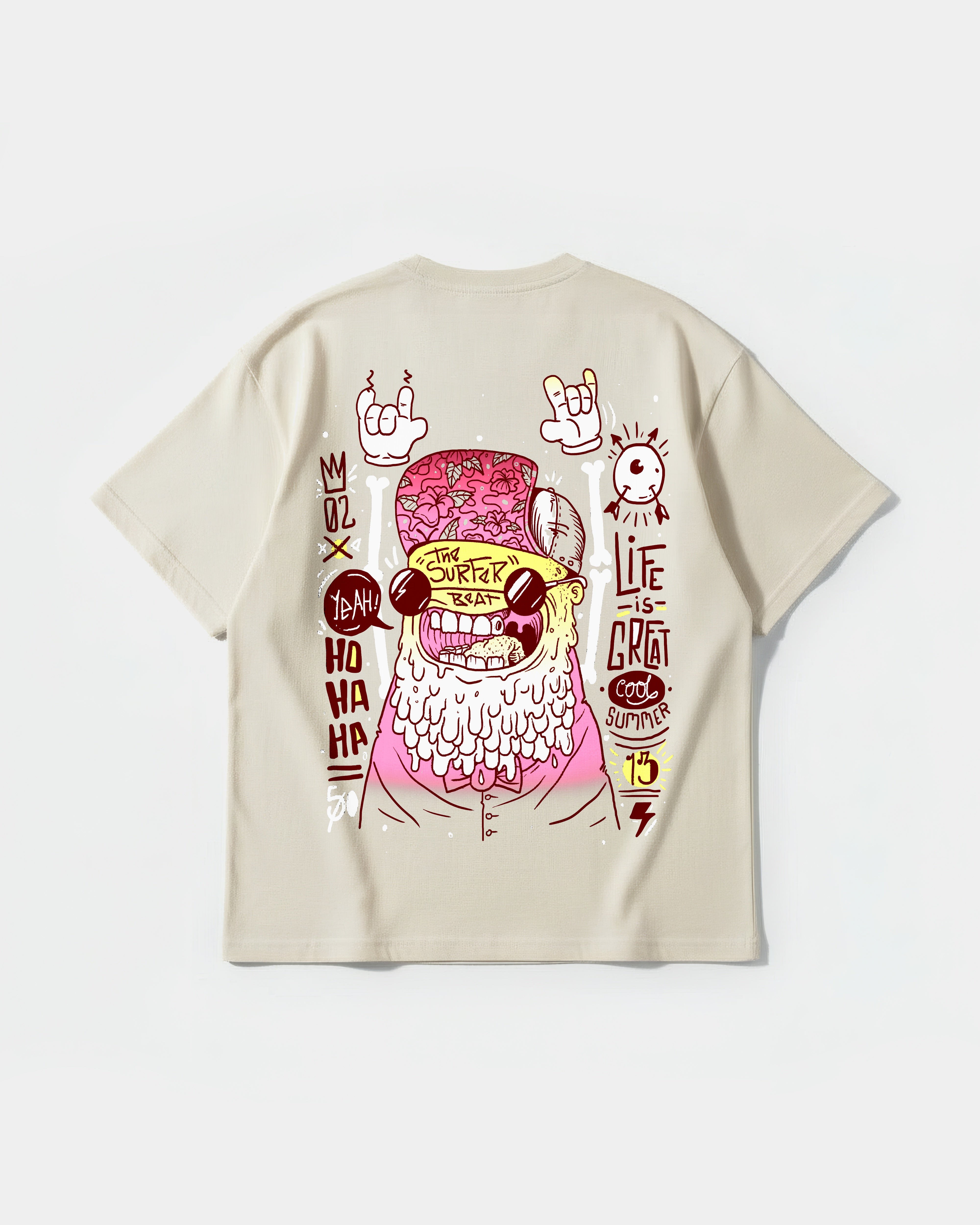 Camiseta The Surfer Beat Big Back Oversize Basic