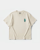 Camiseta Calentura Oso Polar Pocket Front Oversize Basic Beige