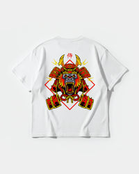 Camiseta Gorilla Samurai Pocket Front Oversize Basic Blanco