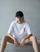 Modelo mide 1,64m y usa talla S