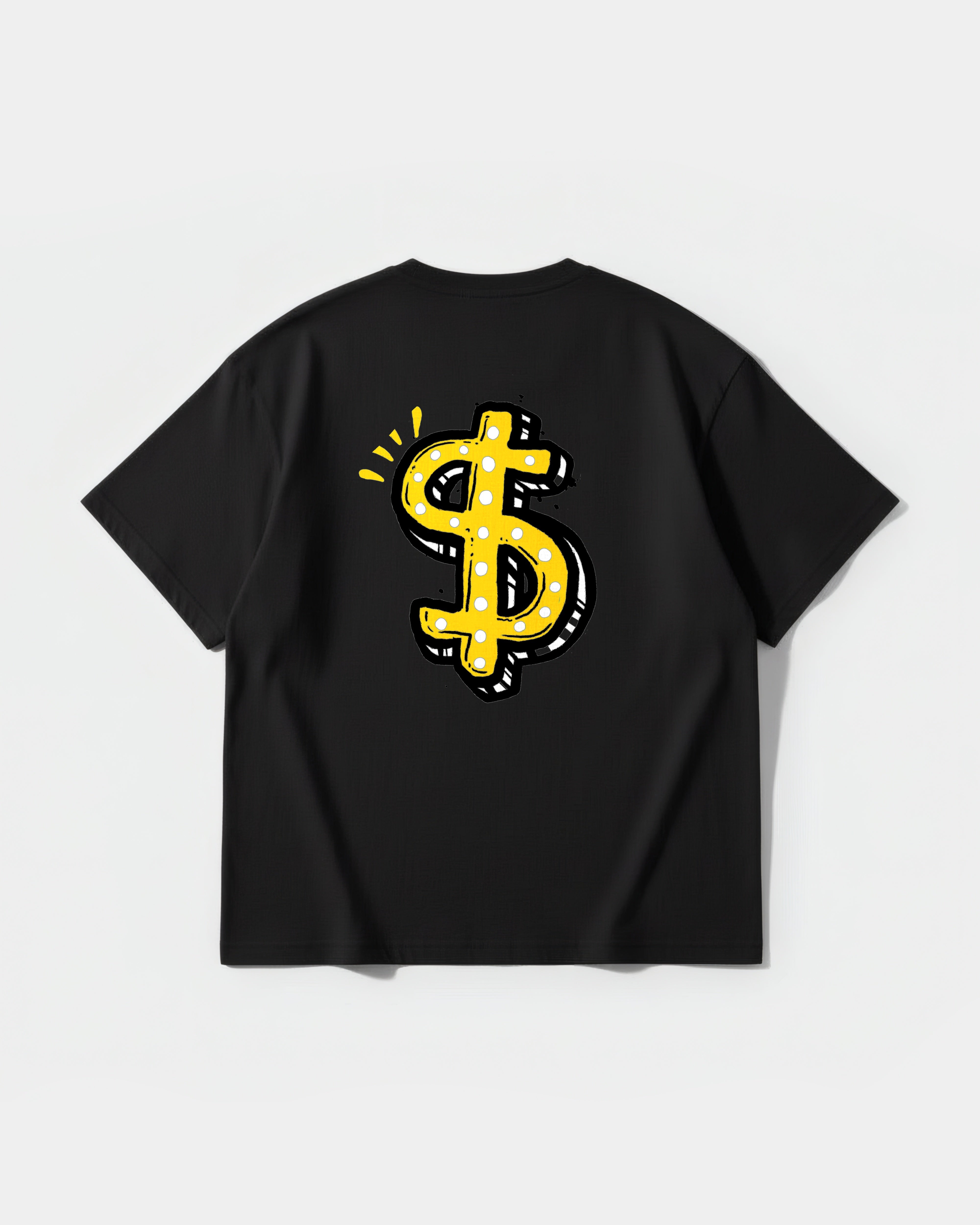 Camiseta Money Money Big Back Oversize Basic