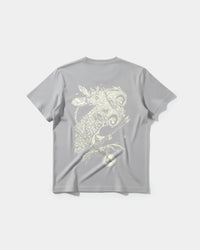 Camiseta Magic Owl Big Back Regular Basic Gris