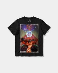 Camiseta Surrender Big Front Regular Basic Negro