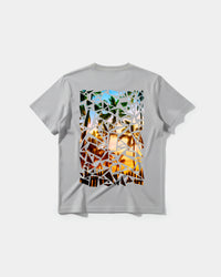 Camiseta Crystal Beach Big Back Regular Basic Gris