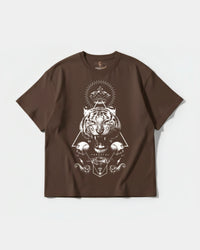 Camiseta Forceful Big Front Oversize Basic Marron
