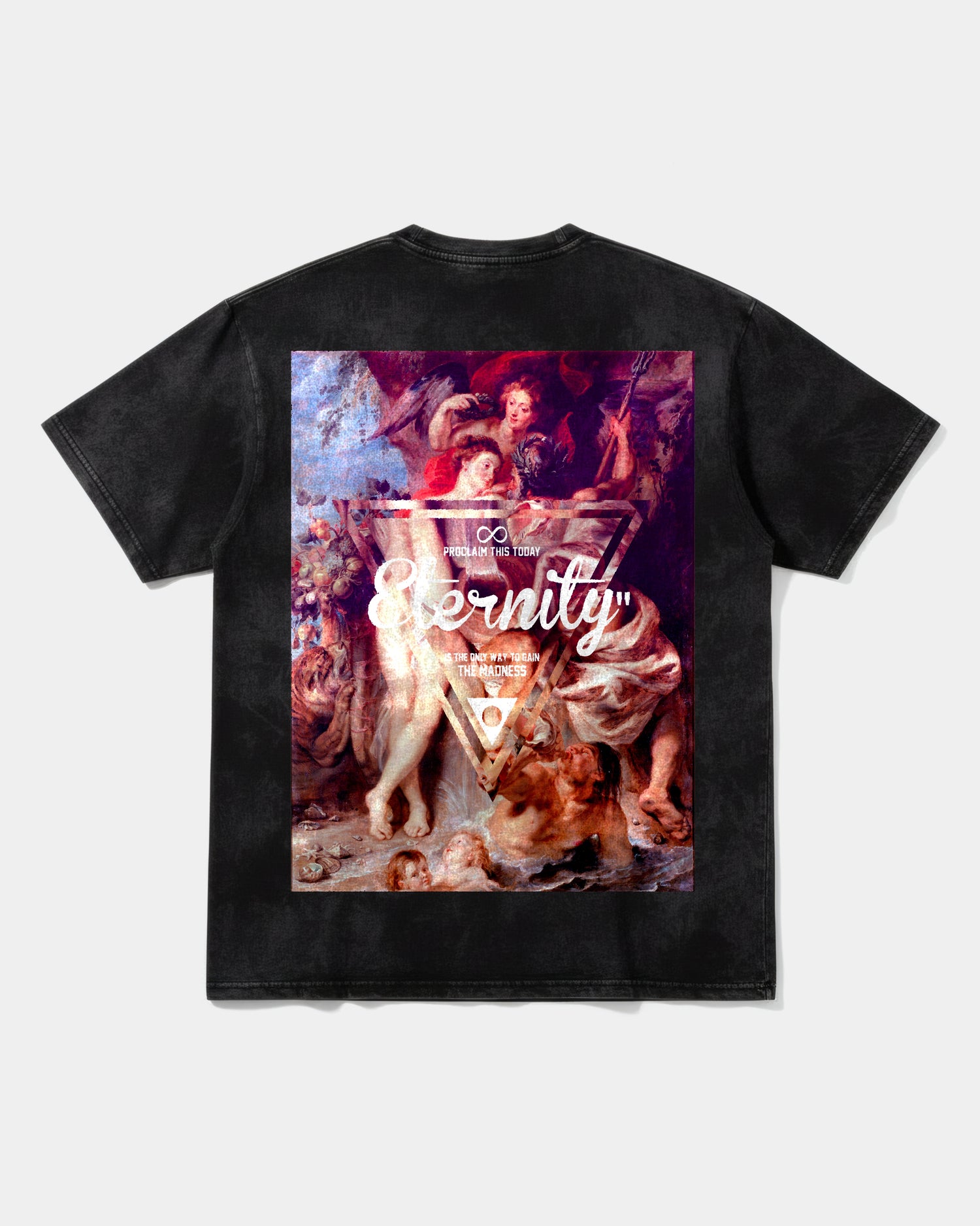 Camiseta Eternity Proclaim Big Oversize Back Acid Negro