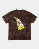 Camiseta Pizza Geek Big Front Oversize Acid Marron