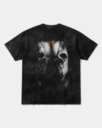 Camiseta Woman Gun Big Back Oversize Acid Negro