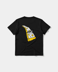 Camiseta Pizza Geek Big Back Regular Basic Negro