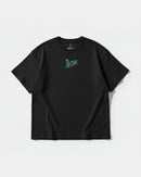 Camiseta Hipster Bear Pocket Front Oversize Basic Negro