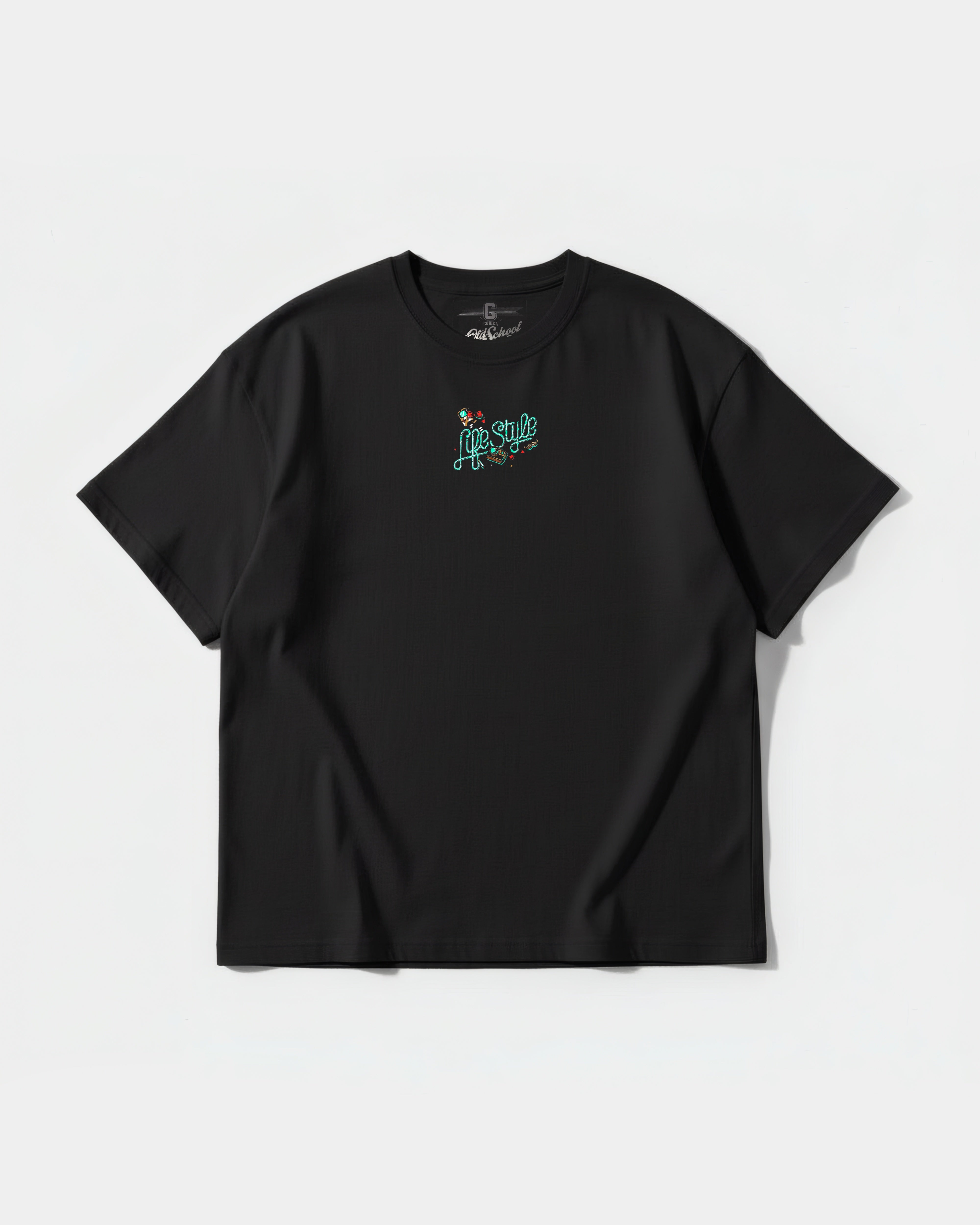 Camiseta Hipster Bear Chest Front Oversize Basic