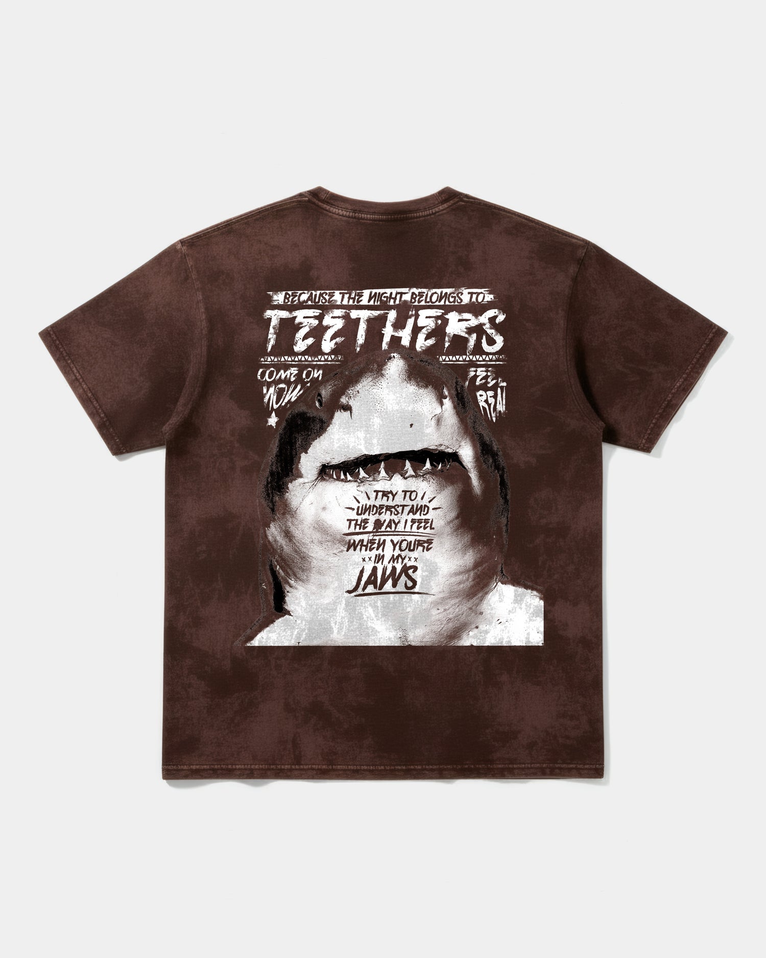 Camiseta Teethers Big Back Oversize Acid Marron