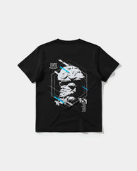 Camiseta Miguel Angel Big Back Regular Basic Negro