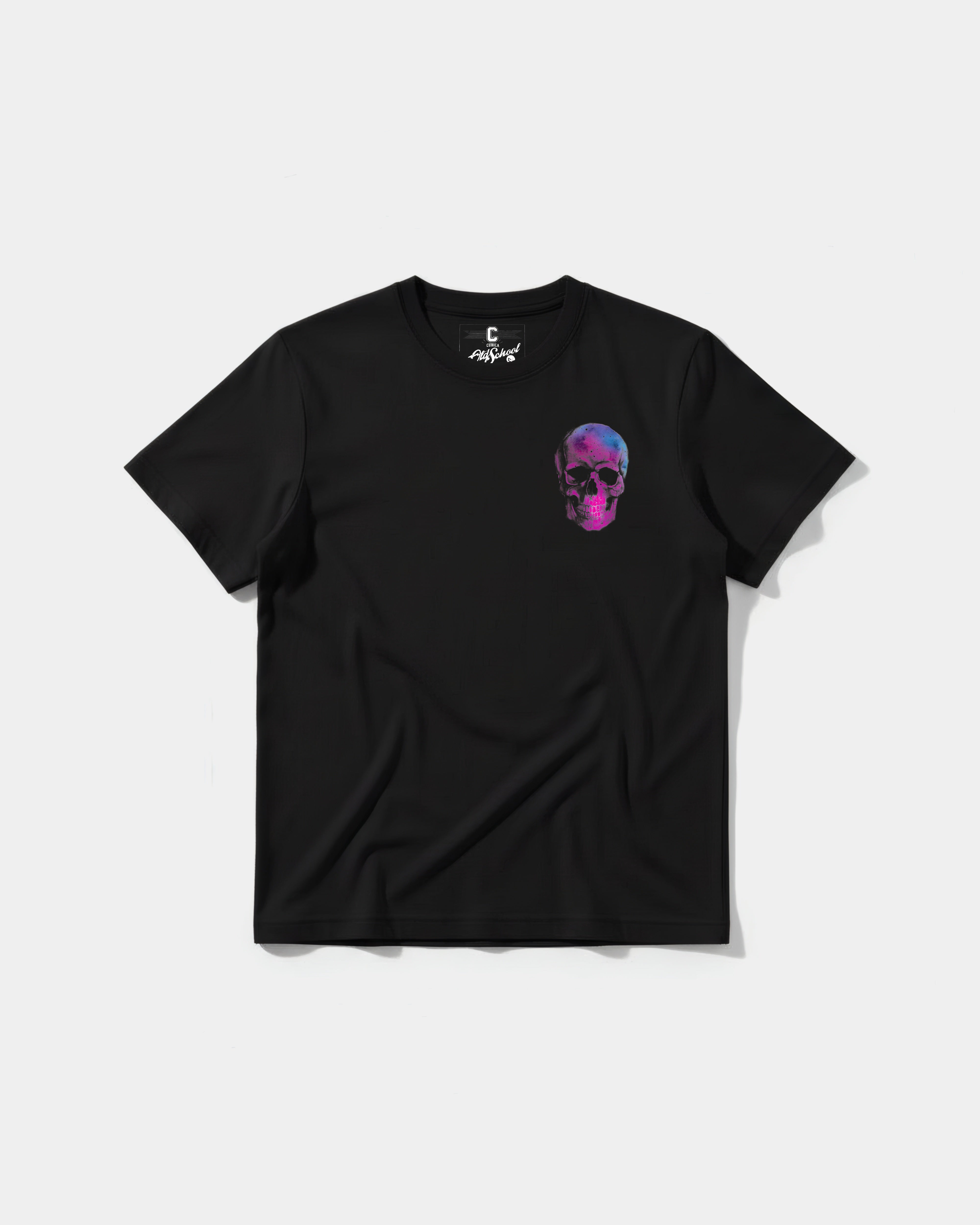 Camiseta Space Skull Pocket Front Regular Basic