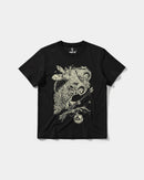 Camiseta Magic Owl Big Front Regular Basic Negro