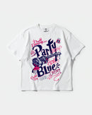 Camiseta Party Beach Big Front Oversize Basic Blanco