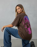 Modelo mide 1,63m y usa talla S