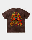 Camiseta Gorilla Samurai Pocket Front Oversize Acid Marron