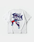 Camiseta Samurai Big Back Oversize Basic Blanco