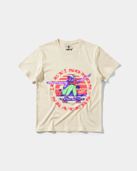 Camiseta Somos Skaters Big Front Regular Basic Beige