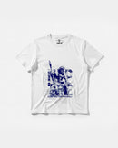 Camiseta Poseidon Big Front Regular Basic Blanco