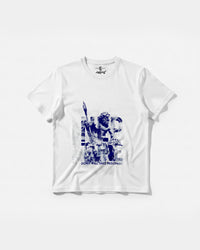 Camiseta Poseidon Big Front Regular Basic Blanco