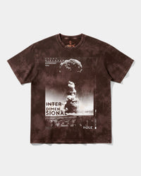 Camiseta Interdimensional Big Front Oversize Acid Marron