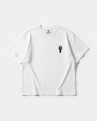Camiseta Hands M Pocket Front Oversize Basic Blanco