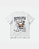 Camiseta Fierce Crew Pocket Front Regular Basic Blanco