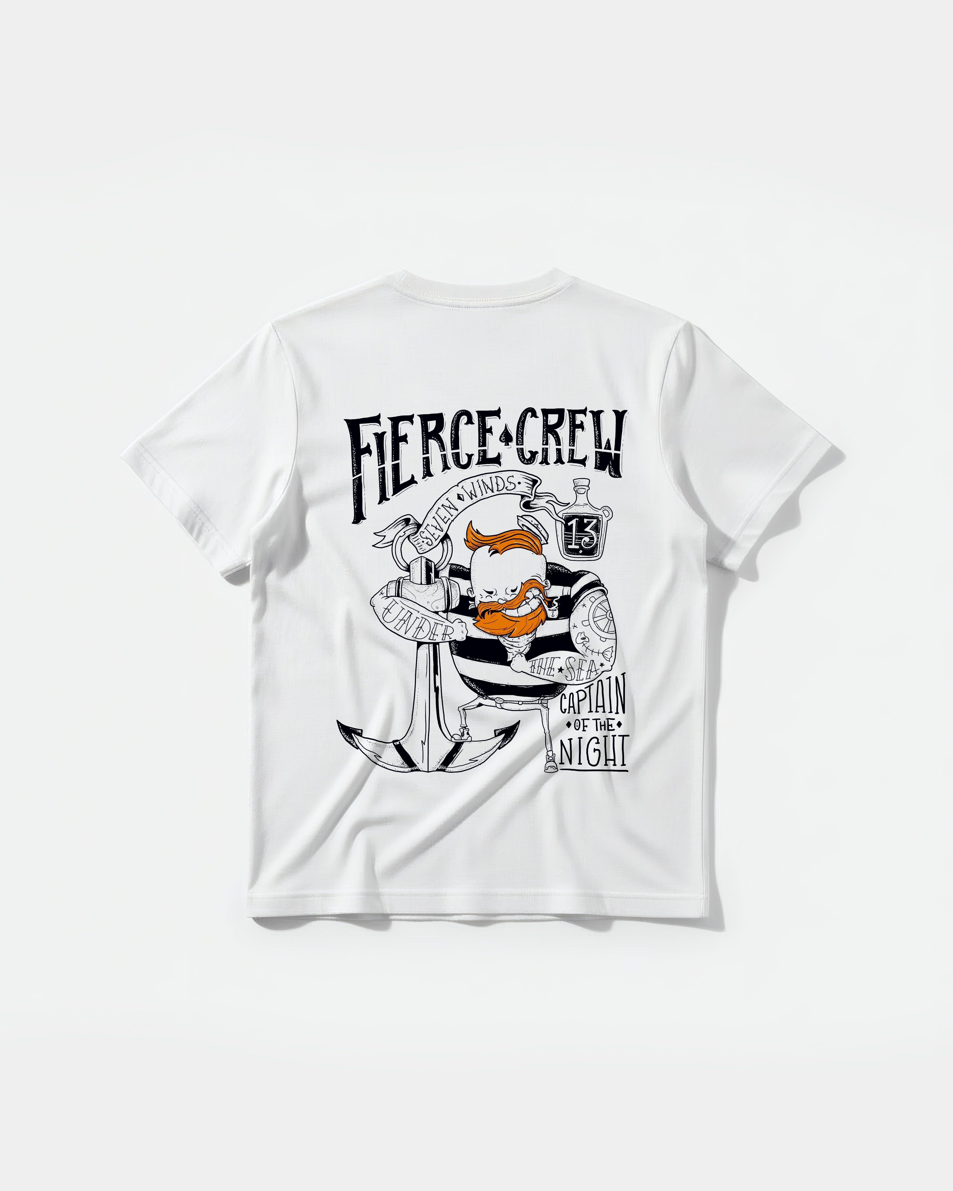 Camiseta Fierce Crew Pocket Espalda Regular Basic