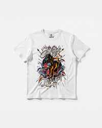 Camiseta The Savage Big Front Regular Basic Blanco