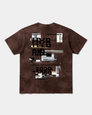 Camiseta Astral Big Back Oversize Acid Marron