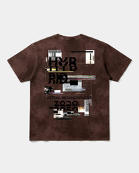 Camiseta Astral Big Back Oversize Acid Marron