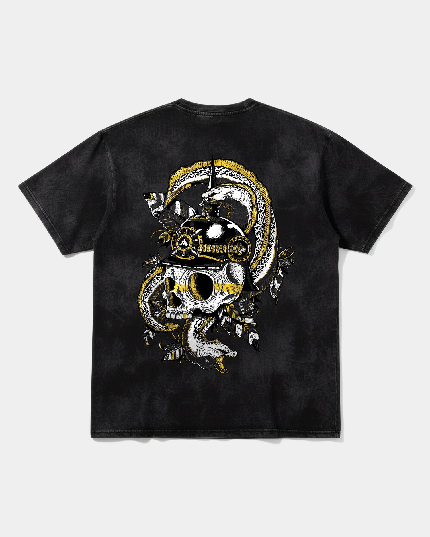 Camiseta Sea Soldier Big Back Oversize Acid Negro