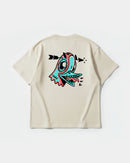 Camiseta Crazy Paloma Big Back Oversize Basic Beige