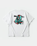 Camiseta Crazy Paloma Big Back Oversize Basic Blanco