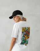 Modelo mide 1,64m y usa talla S