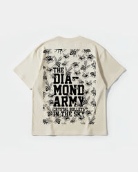 Camiseta The Diamond Big Back Oversize Basic Beige