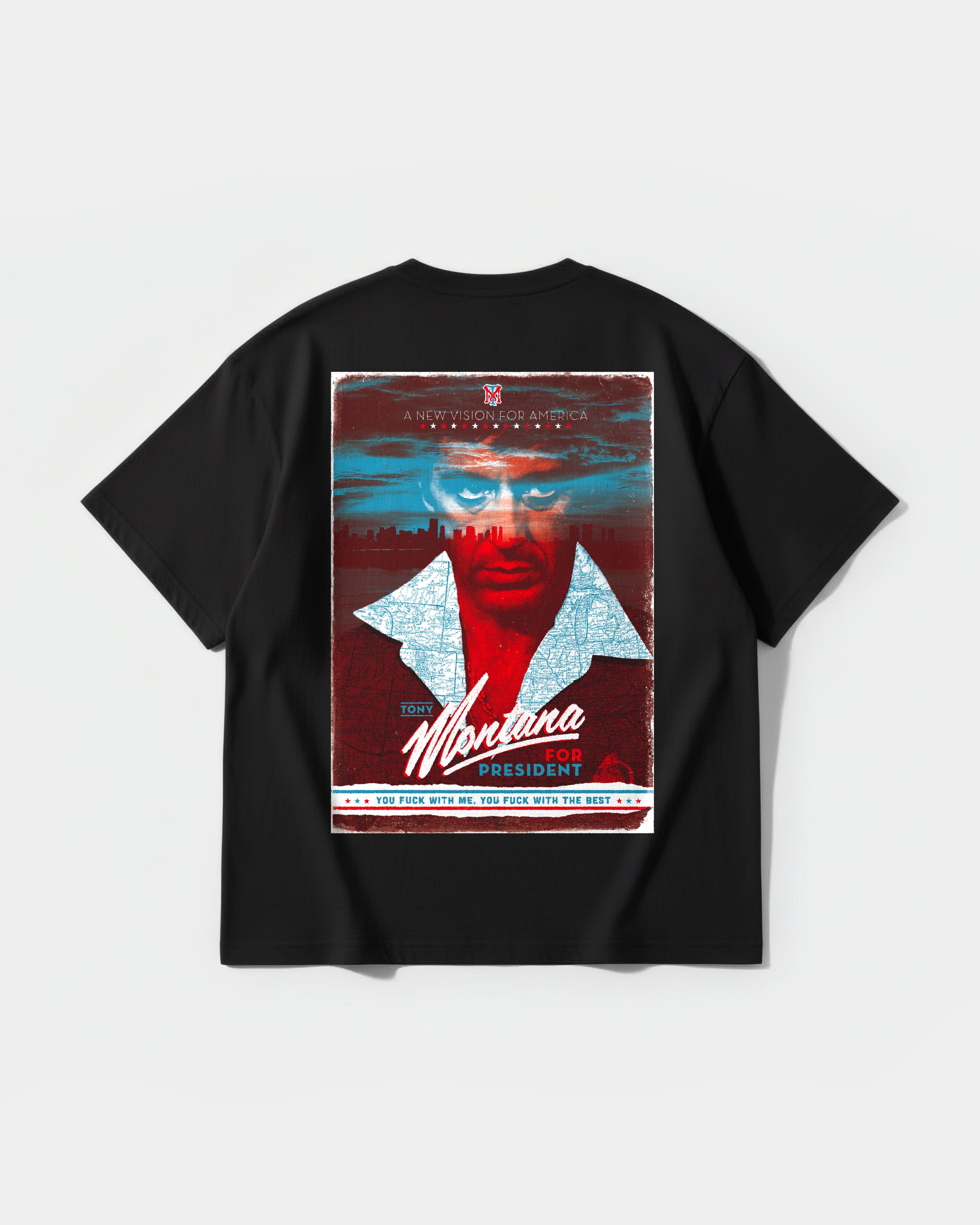 Camiseta Tony Montana Big Back Oversize Basic