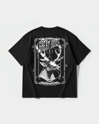Camiseta The Seer Big Back Oversize Basic Negro