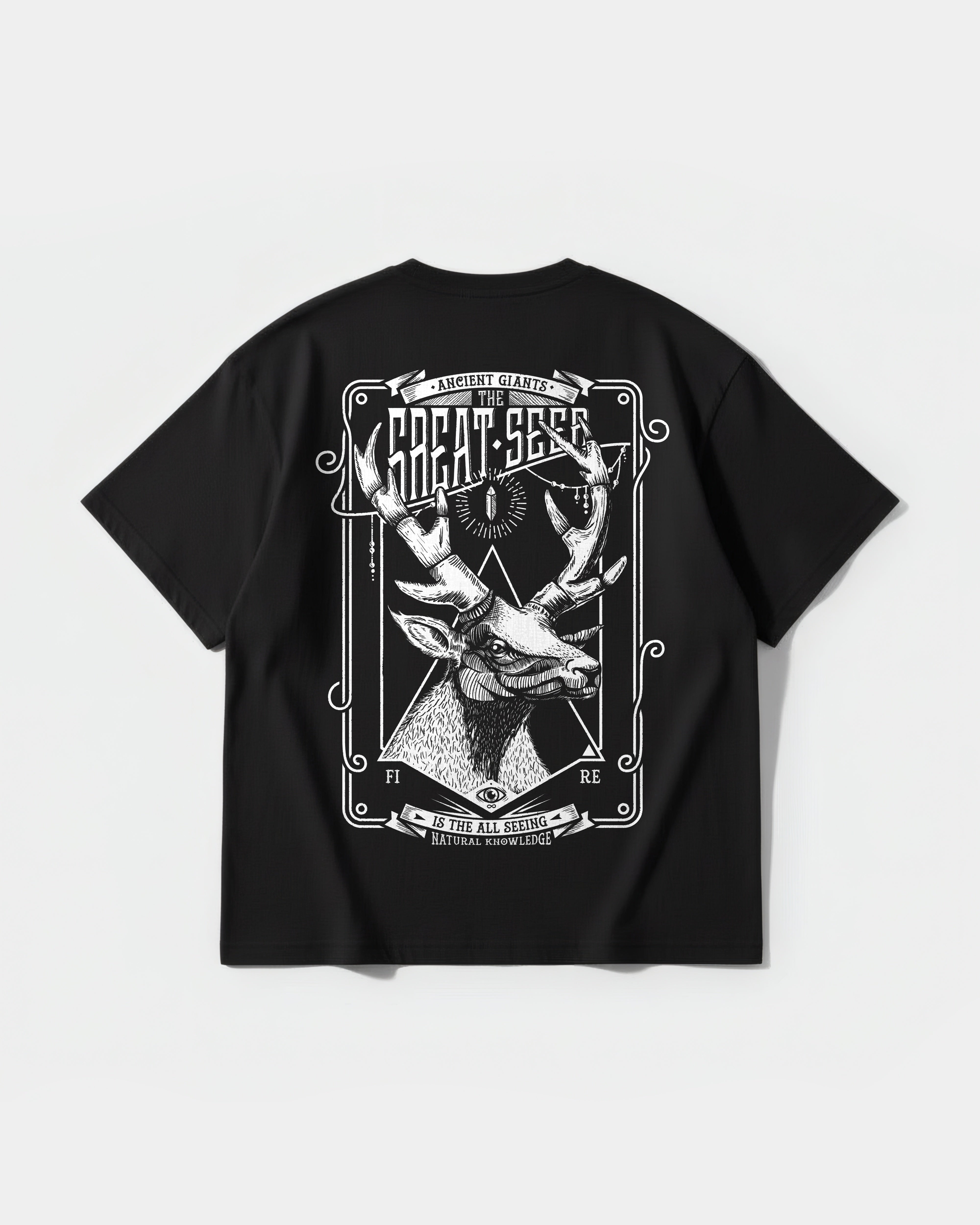 Camiseta The Seer Big Back Oversize Basic