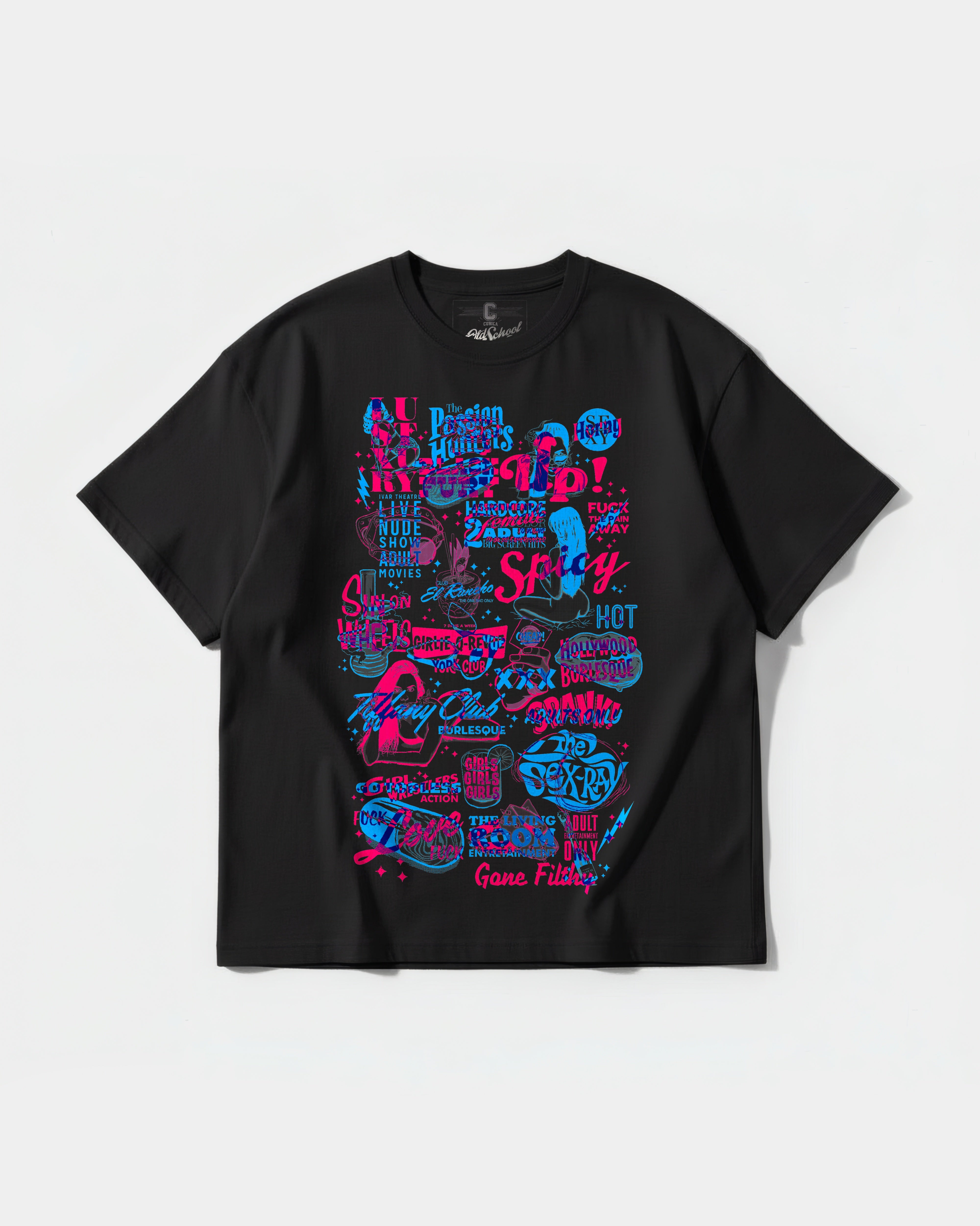 Camiseta Spicy Girl Big Front Oversize Basic