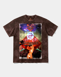 Camiseta Surrender Big Front Oversize Acid Marron